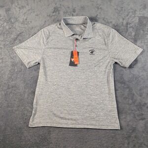 NWT Beverly Hills Polo Club Grey Modern Fit Men's Size Small Polo Short Sleeve